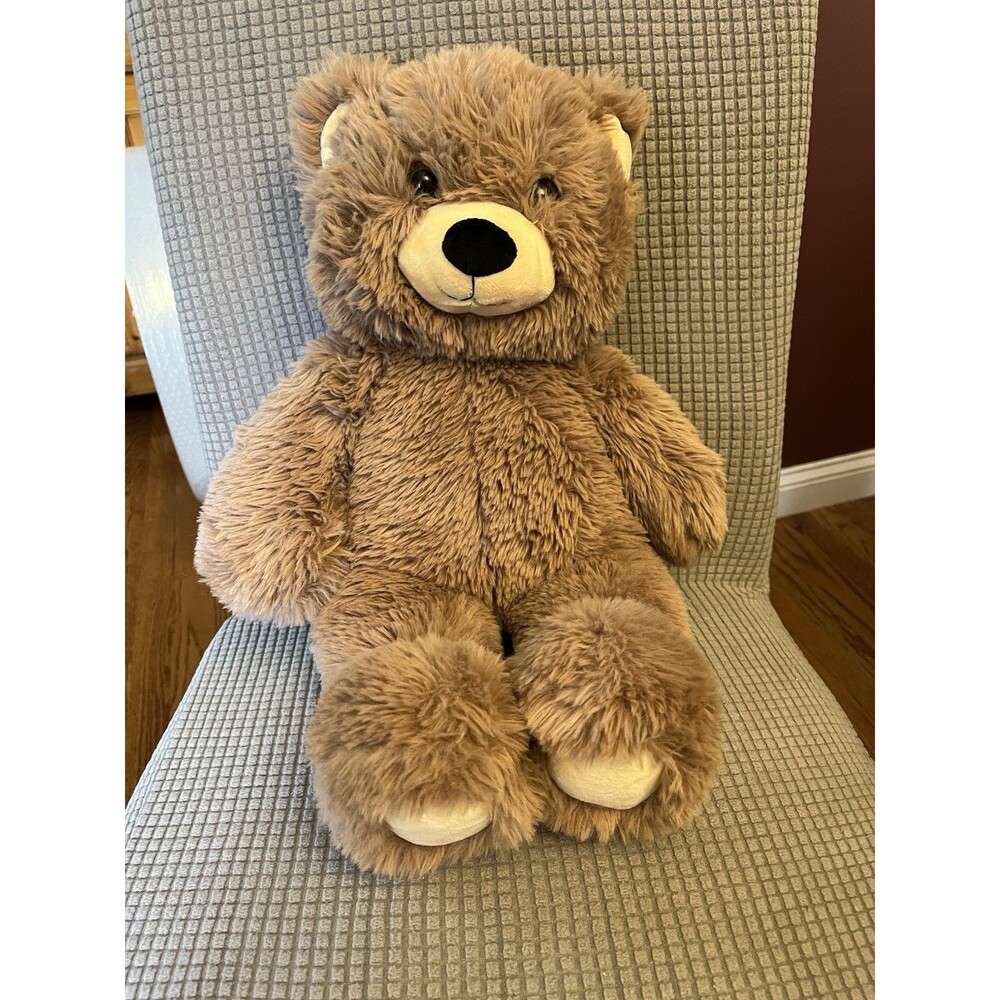 Vermont Teddy Bear 18" Oh So Soft  Bear Light Brown Mocha Latte Pre-Owned EUC